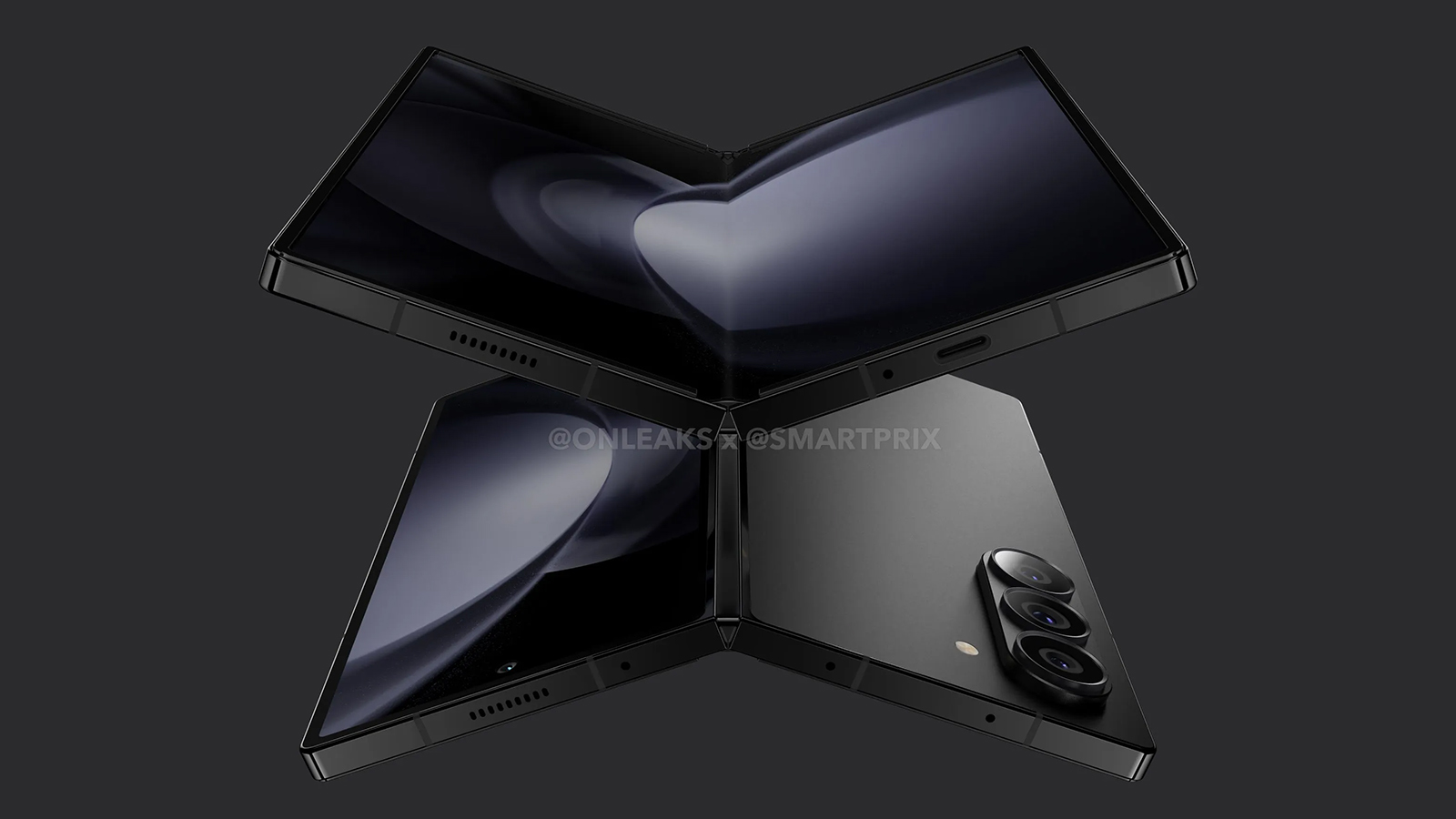 <p>Рендер смартфона&nbsp; Samsung Galaxy Z Fold6</p>
