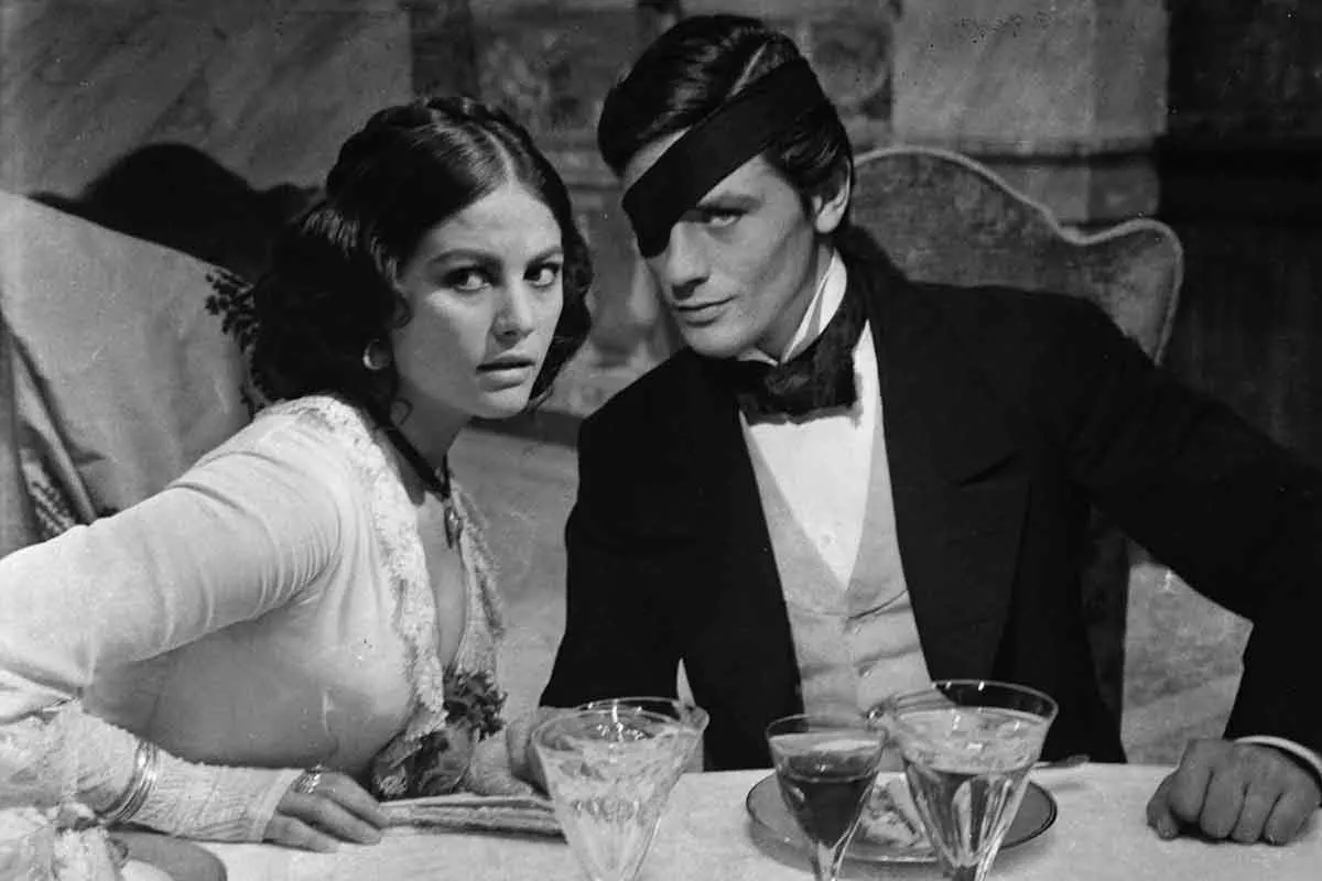 Клаудия Кардинале и Ален Делон в фильме «Леопард», 1963 год