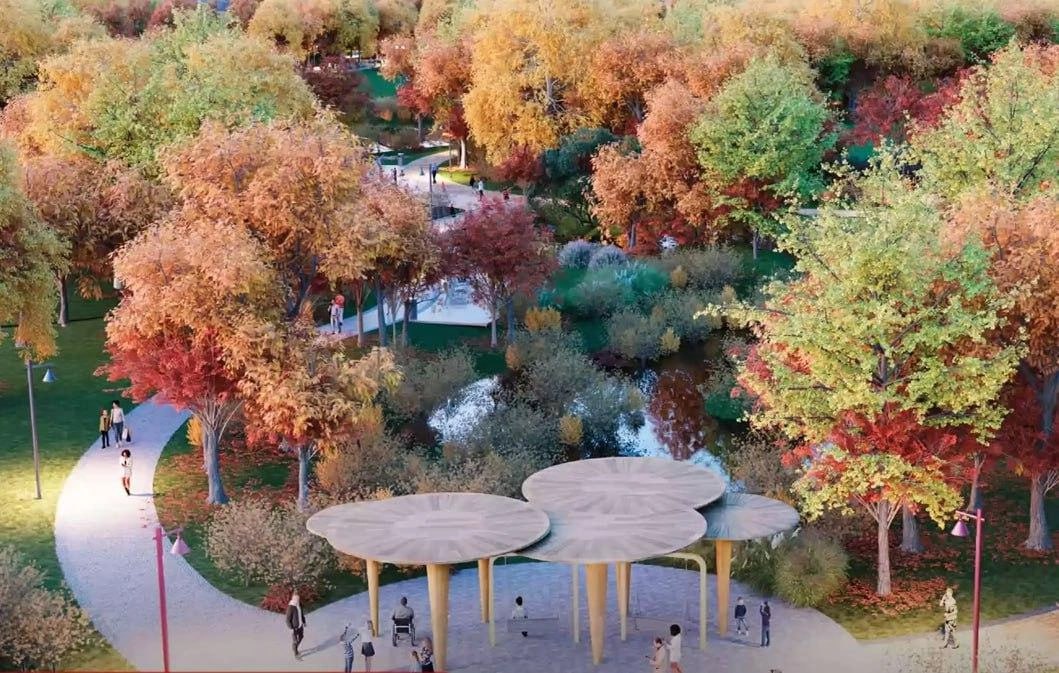 Звездный парк, визуализация