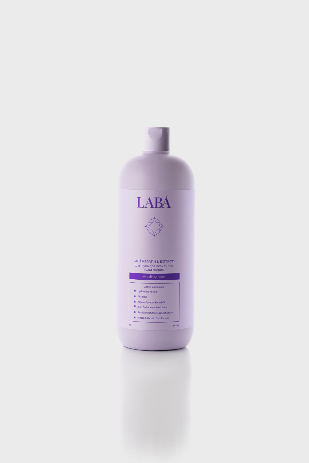Шампунь для волос Keratin & Extracts, Laba, 655 руб. (Ozon)