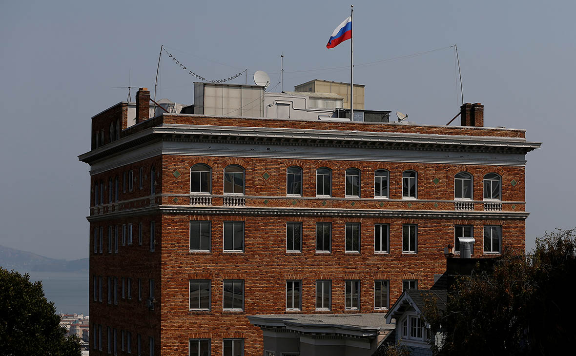 Здание,&nbsp;в котором размещалось российское генконсульство в Сан-Франциско


