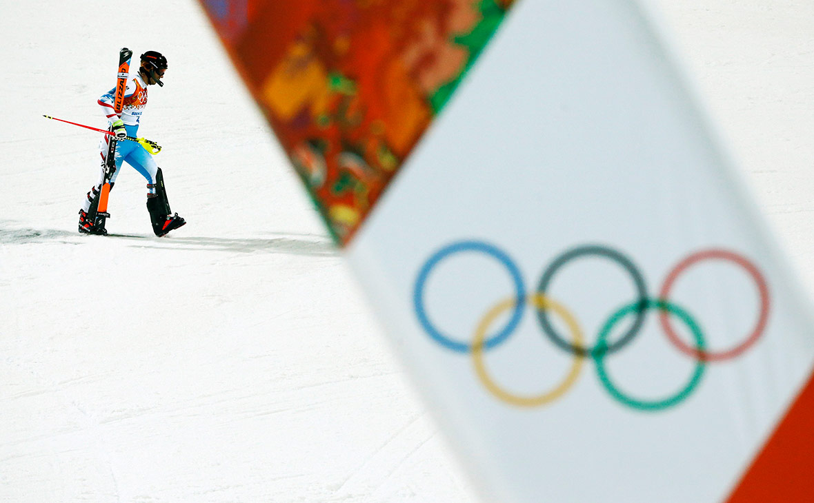 Спортсмен на зимних Олимпийских играх-2014 в Сочи


