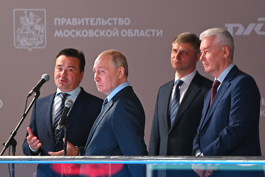 В церемонии запуска МЦД&nbsp;также приняли участие губернатор Московской области Андрей Воробьев и глава РЖД Олег Белозеров.