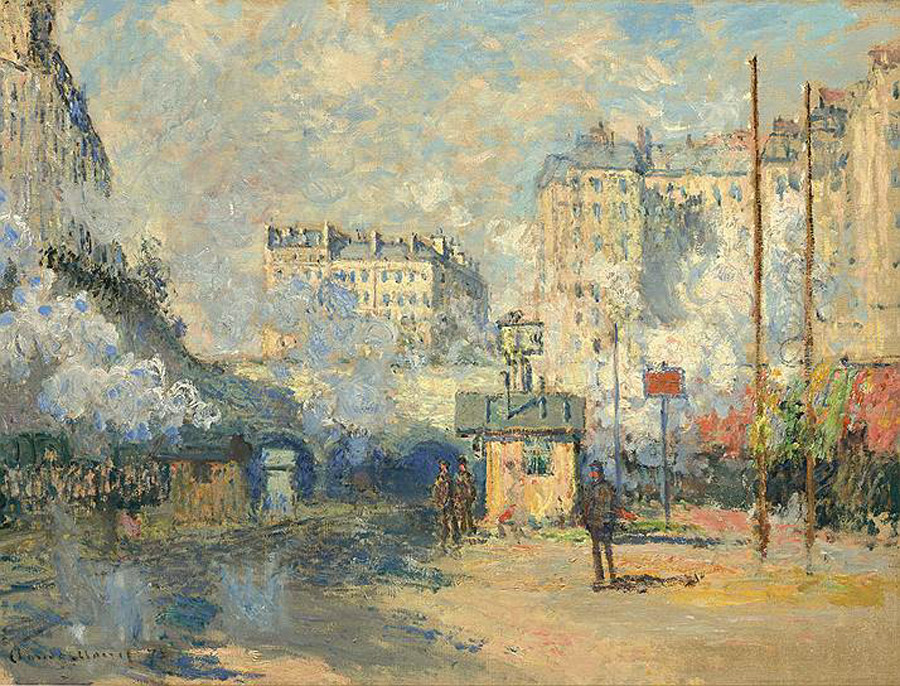 Клод Моне. «Вокзал Сен-Лазар» (1877)