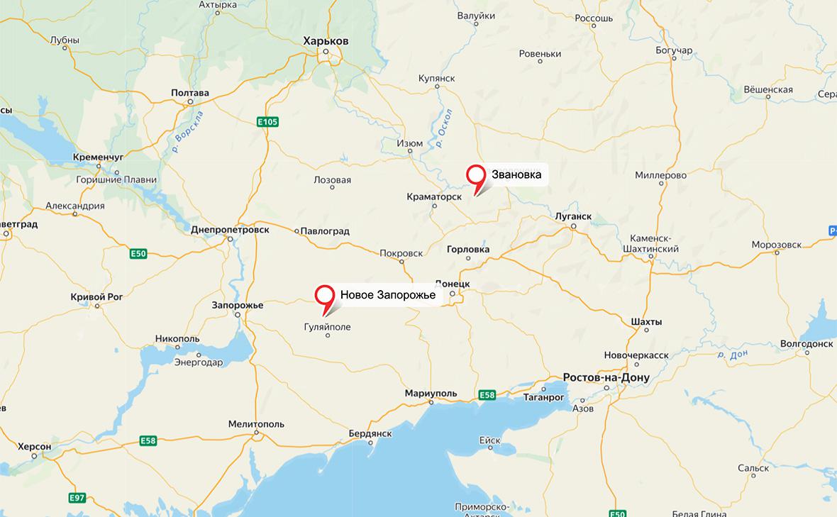 Ruske sile zavzele Novo Zaporožje in Zvanovko