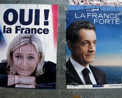 Выборы президента Франции: проигравший первый тур Н.Саркози отказался от поддержки националистов