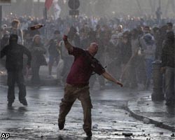 В ходе уличных столкновений в Риме пострадали 135 человек