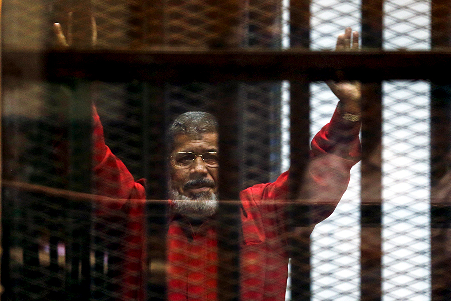 Сменивший Мубарака Мухаммед Мурси в 2013 году был отстранен от власти в результате очередной волны беспорядков и осужден сначала к 20 годам лишения свободы за причастность к убийству демонстрантов, а затем к пожизненному заключению за шпионаж в пользу ХАМАС. Последний приговор был отменен Кассационным судом Египта. Мурси отбывает наказание в тюрьме
