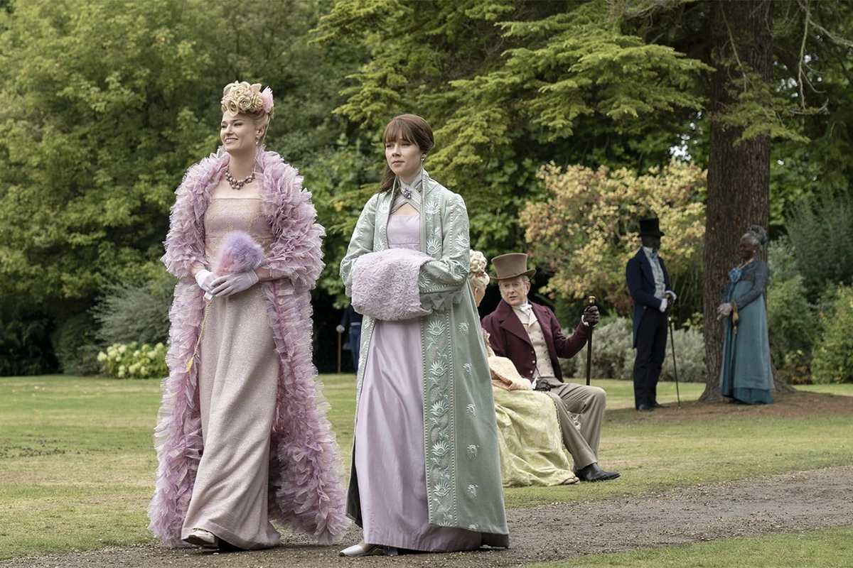 Кадр из сериала «Бриджертоны»