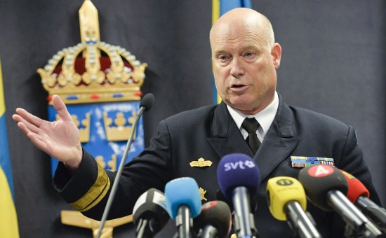 Фото: Контр-адмирал ВМФ Швеции Андрес Гренстад/REUTERS 2014