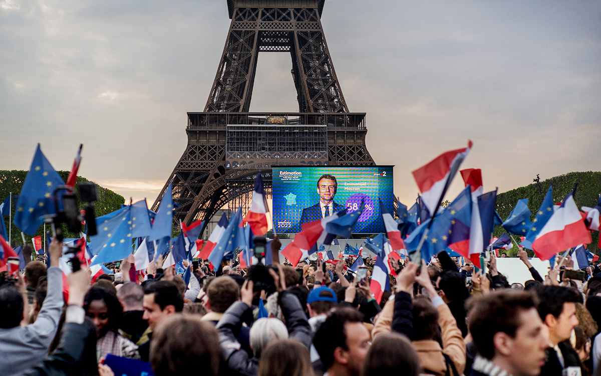 Переизбрание Эммануэля Макрона&nbsp;президентом Франции