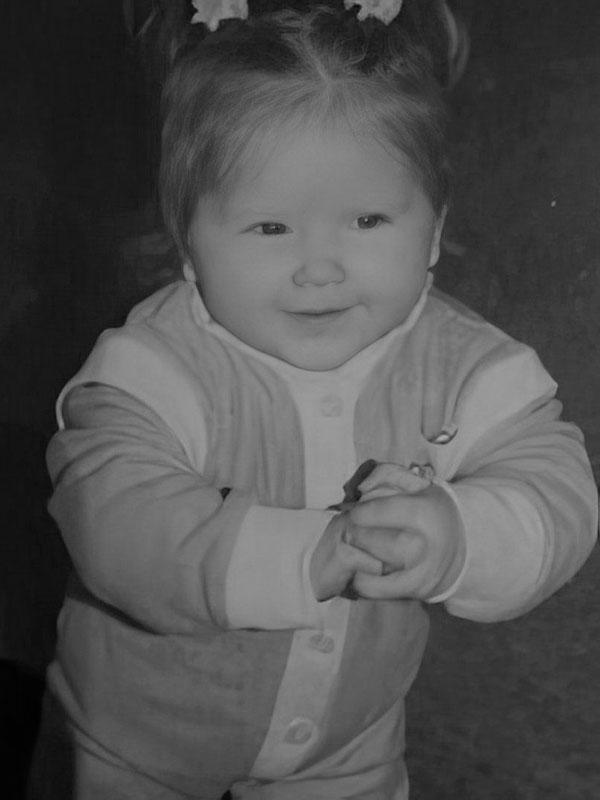 Юлия Топольницкая в детстве