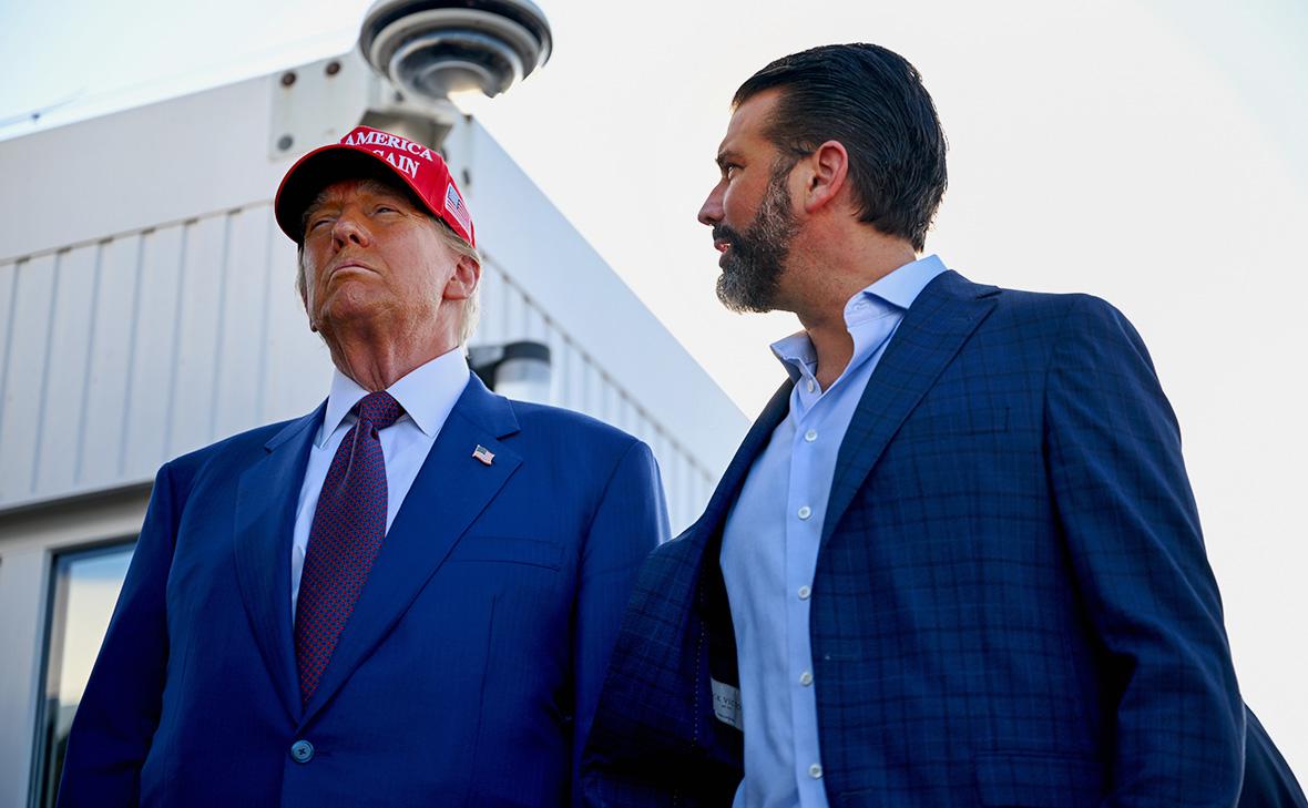 Дональд Трамп и его сын Дональд Трамп-младший