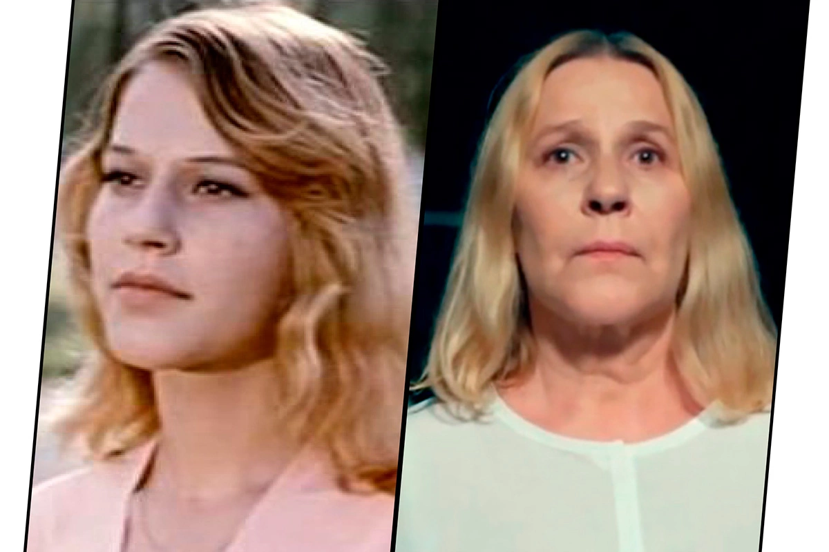 Анна Каменкова в 1976 и в 2022 году