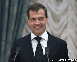 Д.Медведев пожелал "заморить червячка" тверскому губернатору