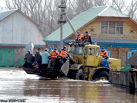 Весенние паводки в России 