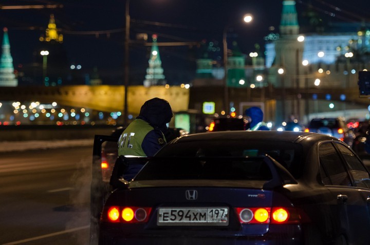 В Москве выявили нетрезвых водителей