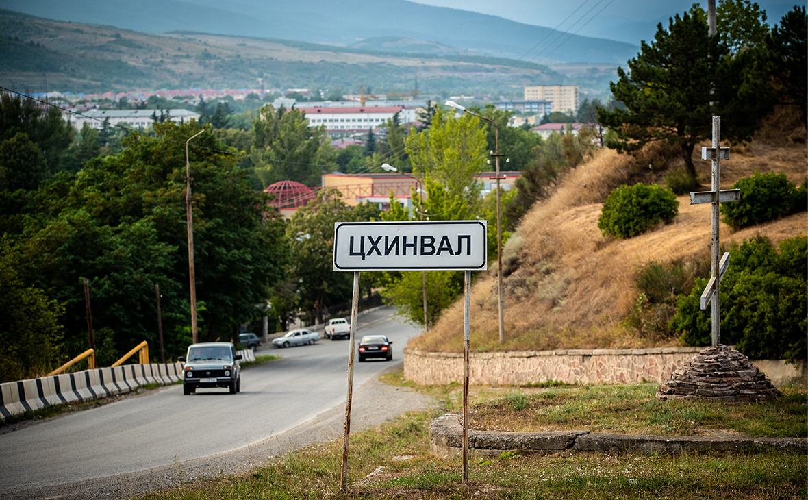 Южная Осетия. Автодорога у Цхинвала