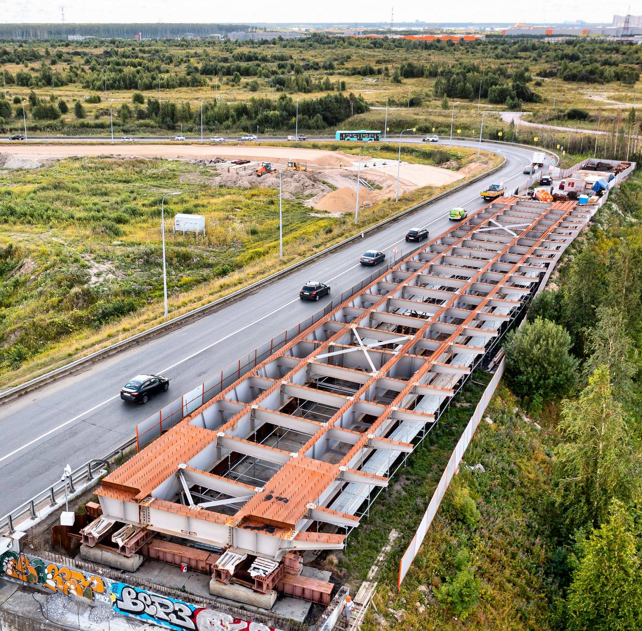 Строительство развязки остановит трассу под Петербургом — РБК