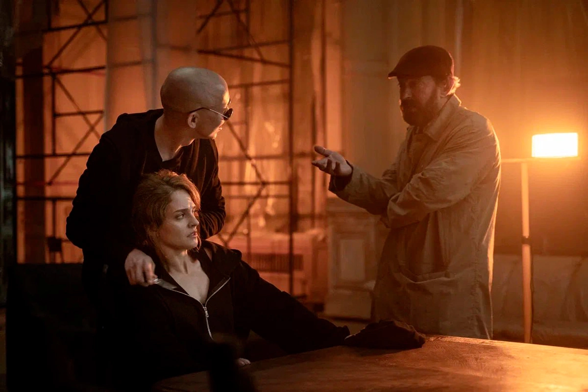 Кадр со съемок третьего сезона сериала «Метод»