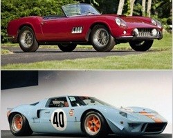 В США с молотка проданы Ferrari и Ford 1960-х гг. за 11 млн долл. каждый