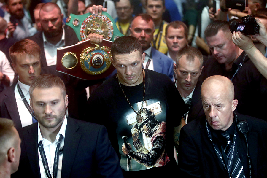 Украинский боксер перед боем