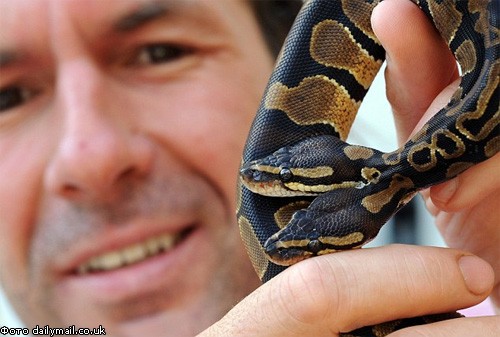 В Германии нашли двухголовую змею