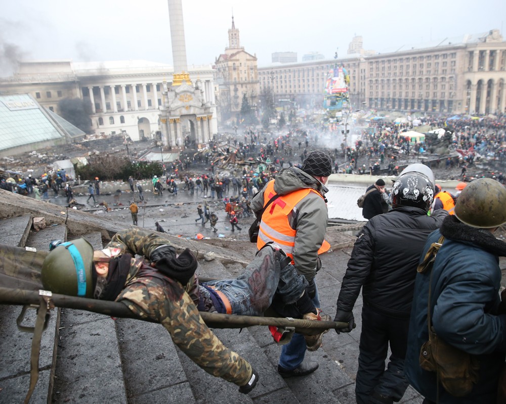 Сколько беркутовцев погибло. Майдан Незалежности Киев 2014.