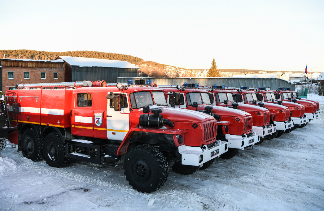 В 2023 г. Управление МЧС России по Тюменской области закупило несколько десятков единиц пожарной техники