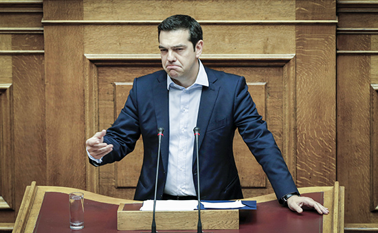 Премьер правительства Греции Алексис Ципрас