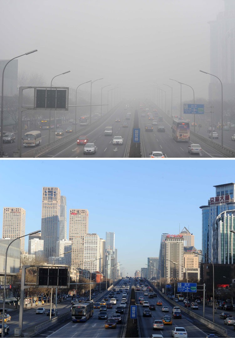 Пекинский смог: в столице Китая продают "консервированный" воздух