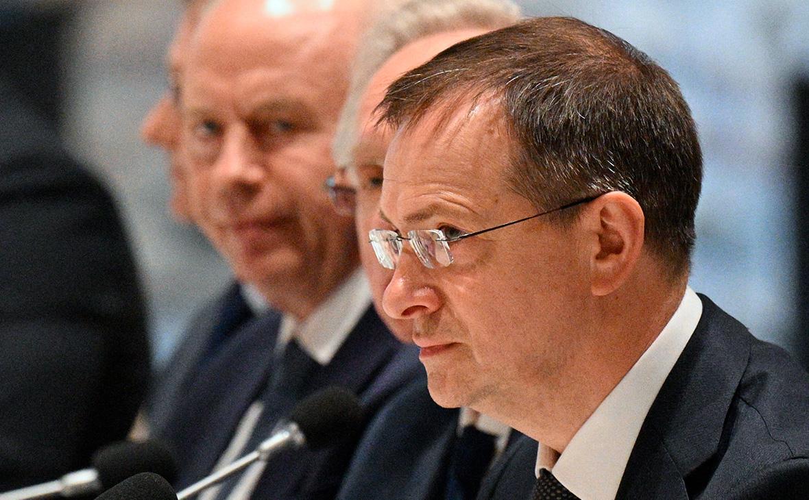 Владимир Мединский на переговорах между делегациями России и Украины в Стамбуле, Турция, 16 мая 2025 года