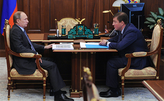 Президент РФ Владимир Путин и&nbsp;губернатор Псковской области Андрей Турчак
