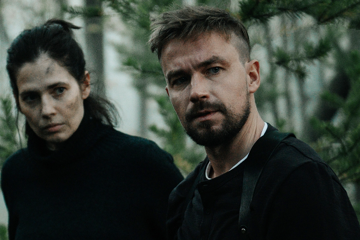 Юлия Снигирь и Александр Петров на съемках сериала «После Фишера. Инквизитор»