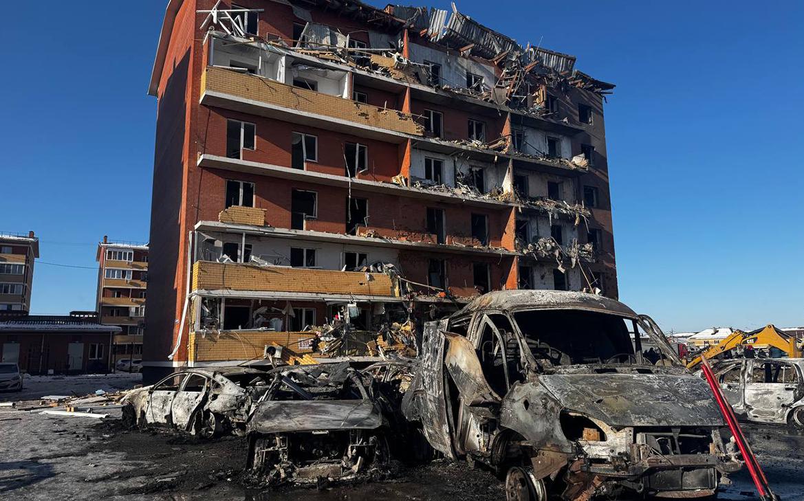 В завалах на месте удара дрона в Адыгее нашли фрагменты тела погибшего