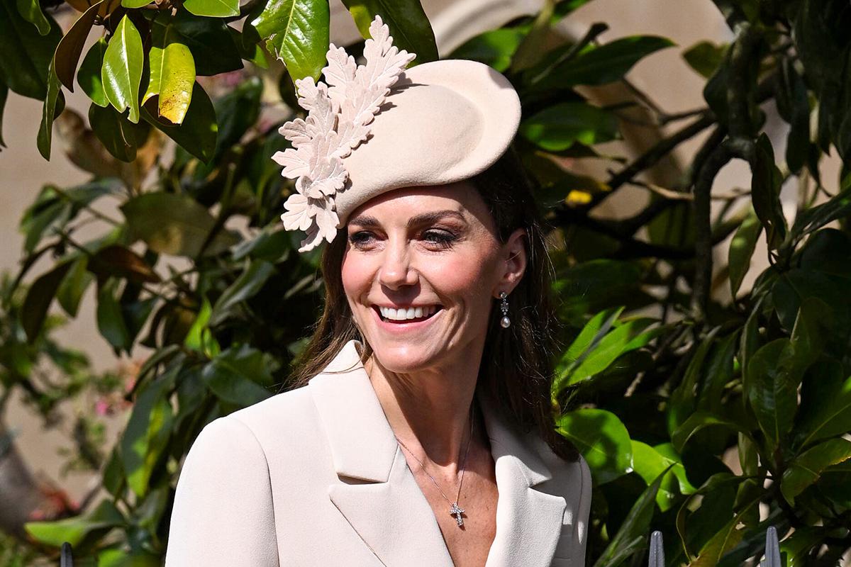 Кэтрин, принцесса Уэльская на пасхальной утренней службе 2026 года в часовне Святого Георгия, 05 апреля 2026 года