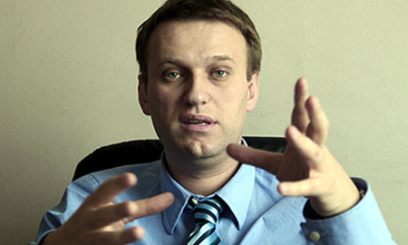 Известный блогер и борец с коррупцией Алексей Навальный
