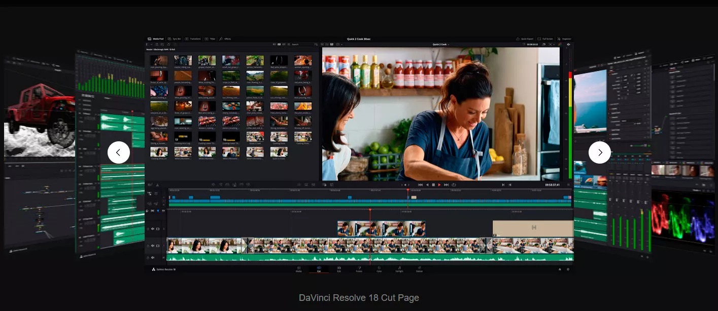 <p>DaVinci Resolve 18</p>