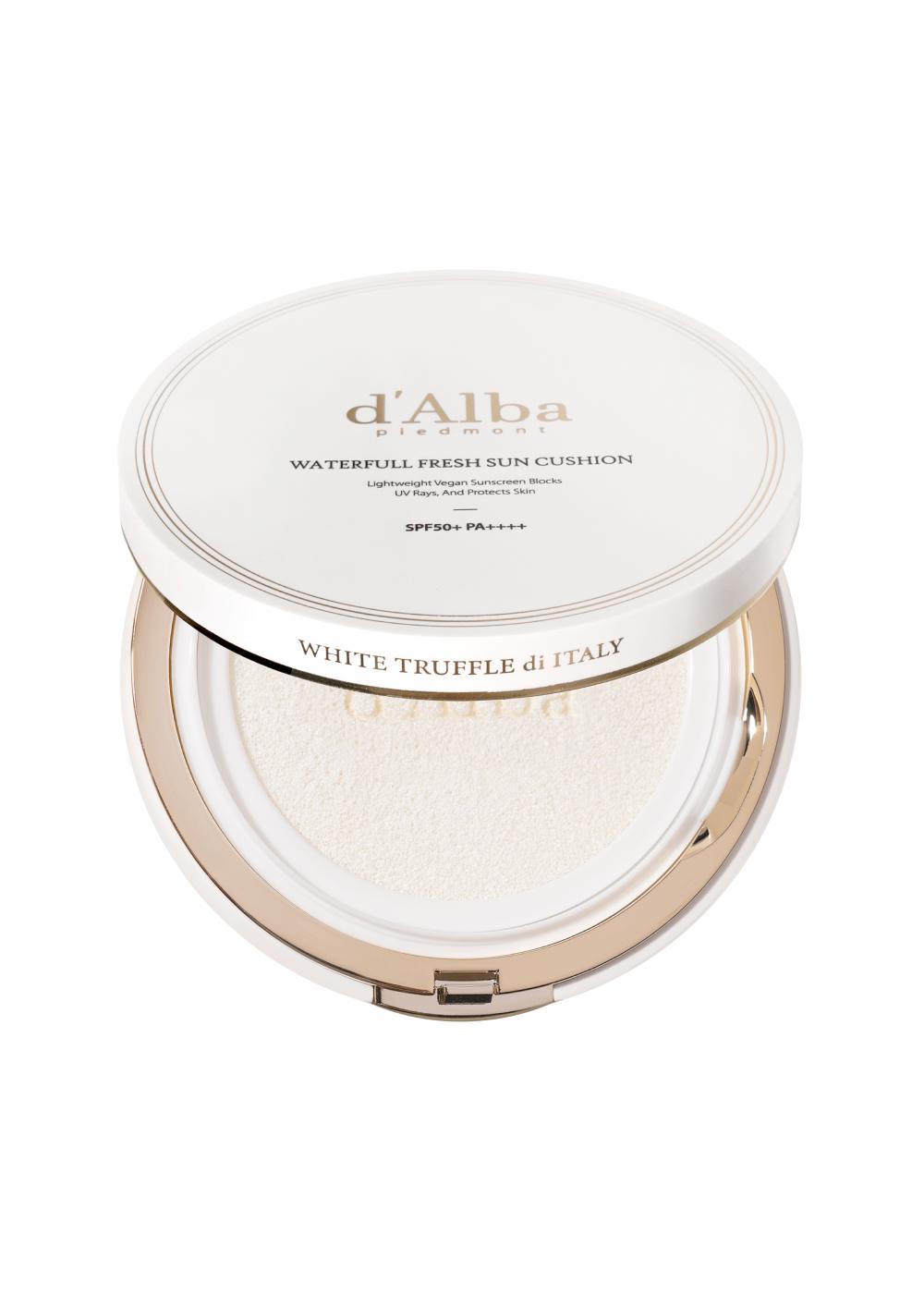 Солнцезащитный кушон Waterfull Fresh Sun Cushion SPF50+, d'Alba, 2778 руб. (Ozon)