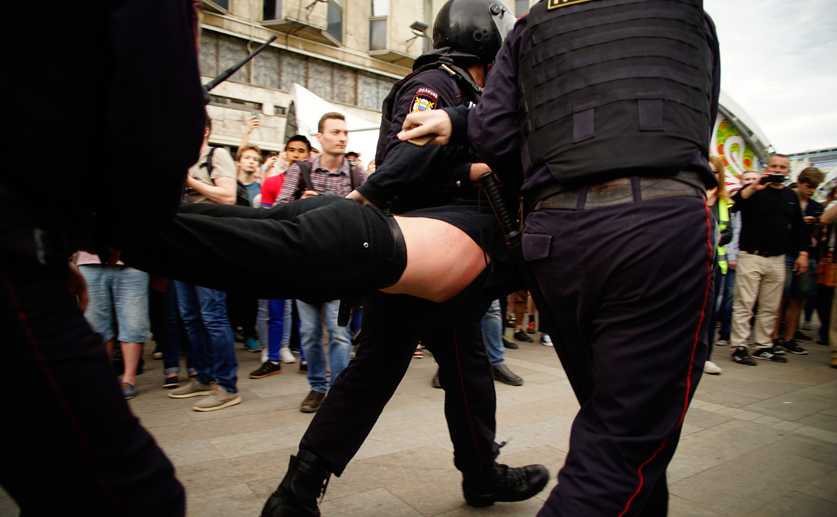 Акция протеста на&nbsp;Тверской улице. 12 июня 2017 года


