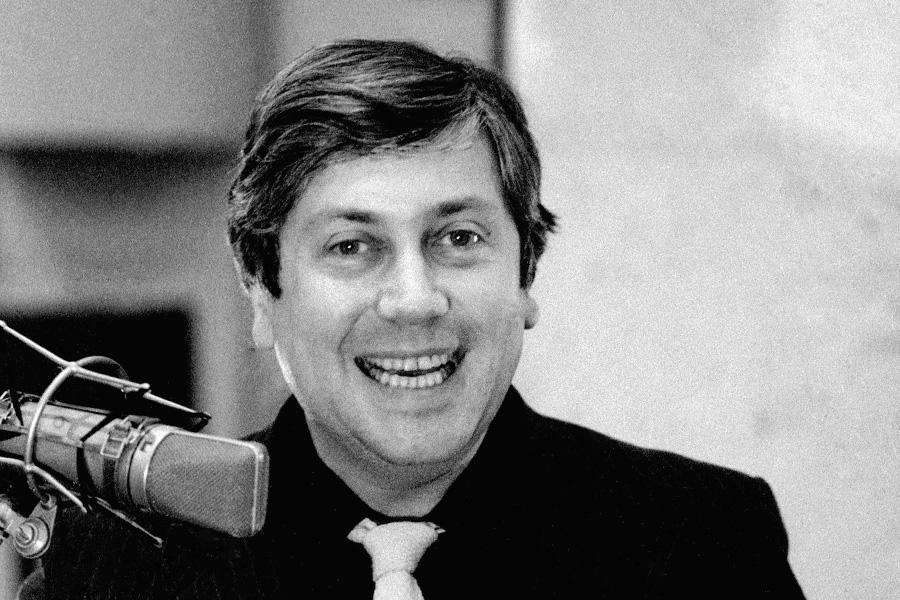 Ведущий популярной детской радиопередачи Радионяня Владимир Винокур, Москва, 15 октября 1986 года