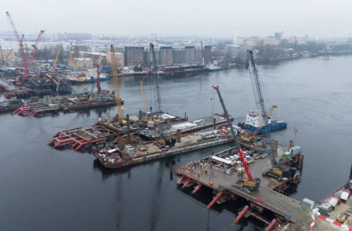 Строительство Большого Смоленского моста