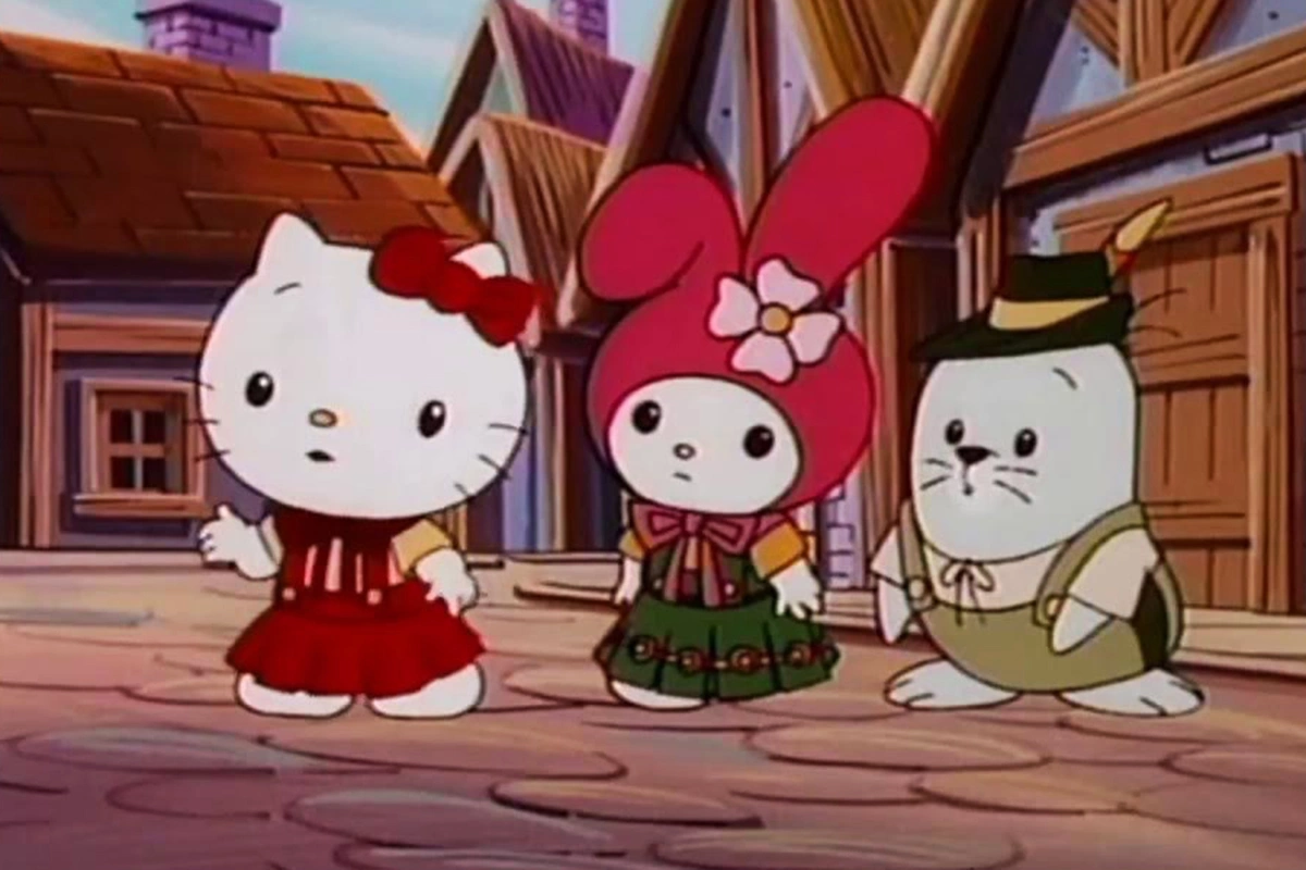 Кадр из аниме Hello Kitty's Furry Tale Theater