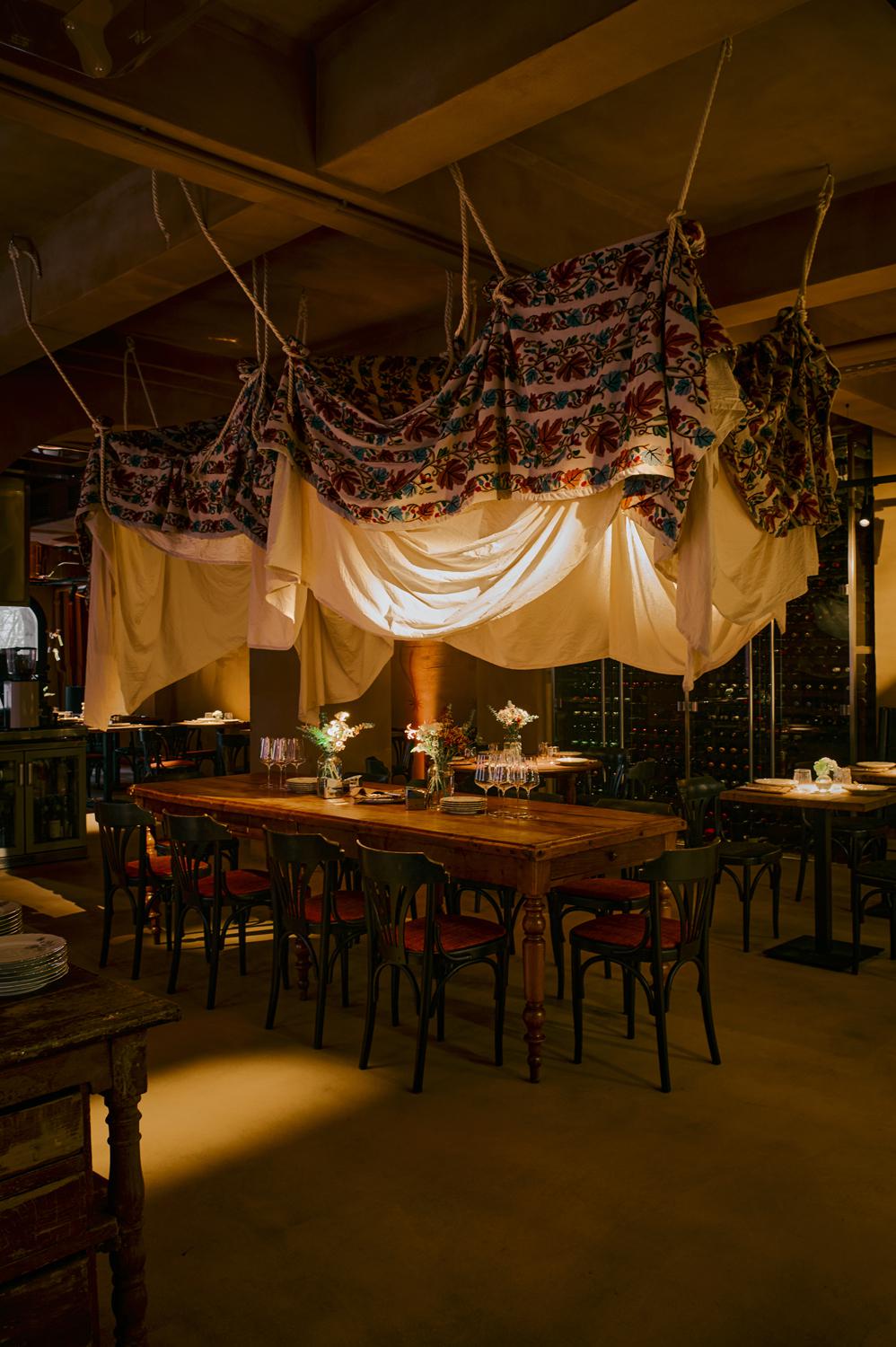 Интерьер ресторана «За крышей»