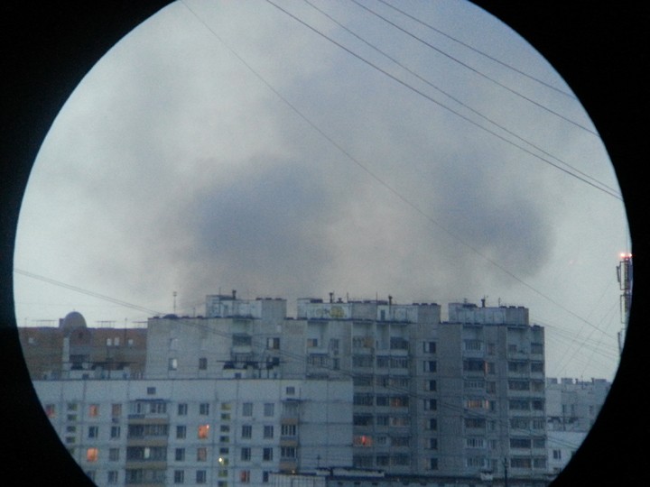 На строительном рынке в Москве произошел пожар