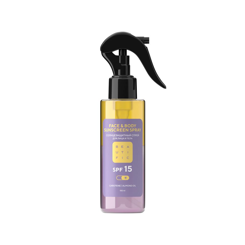 Солнцезащитный спрей для лица и тела с SPF 15, Beautific, 750 руб. (Ozon)