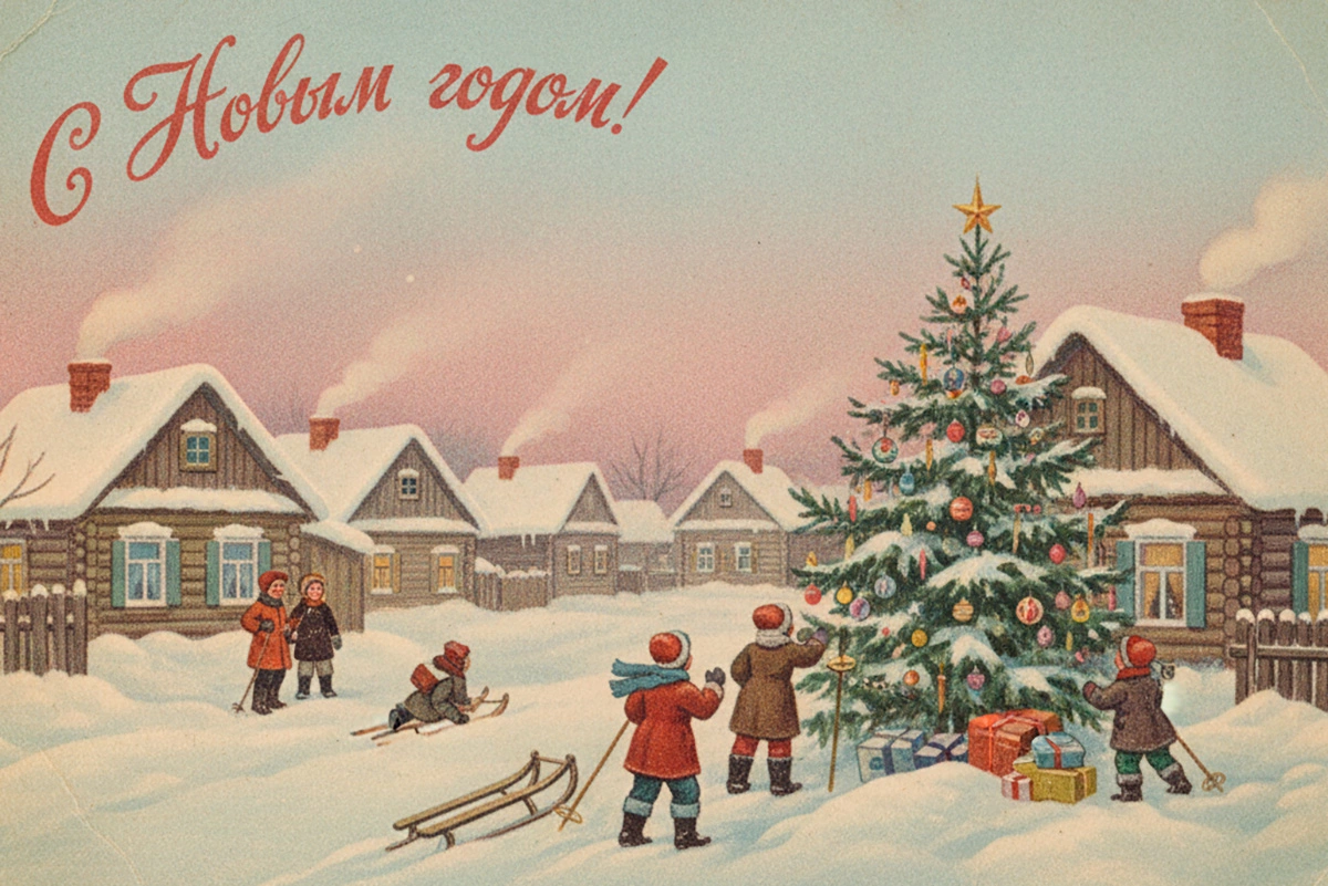 Открытки с Новым годом-2026: 15 красивых и оригинальных вариантов