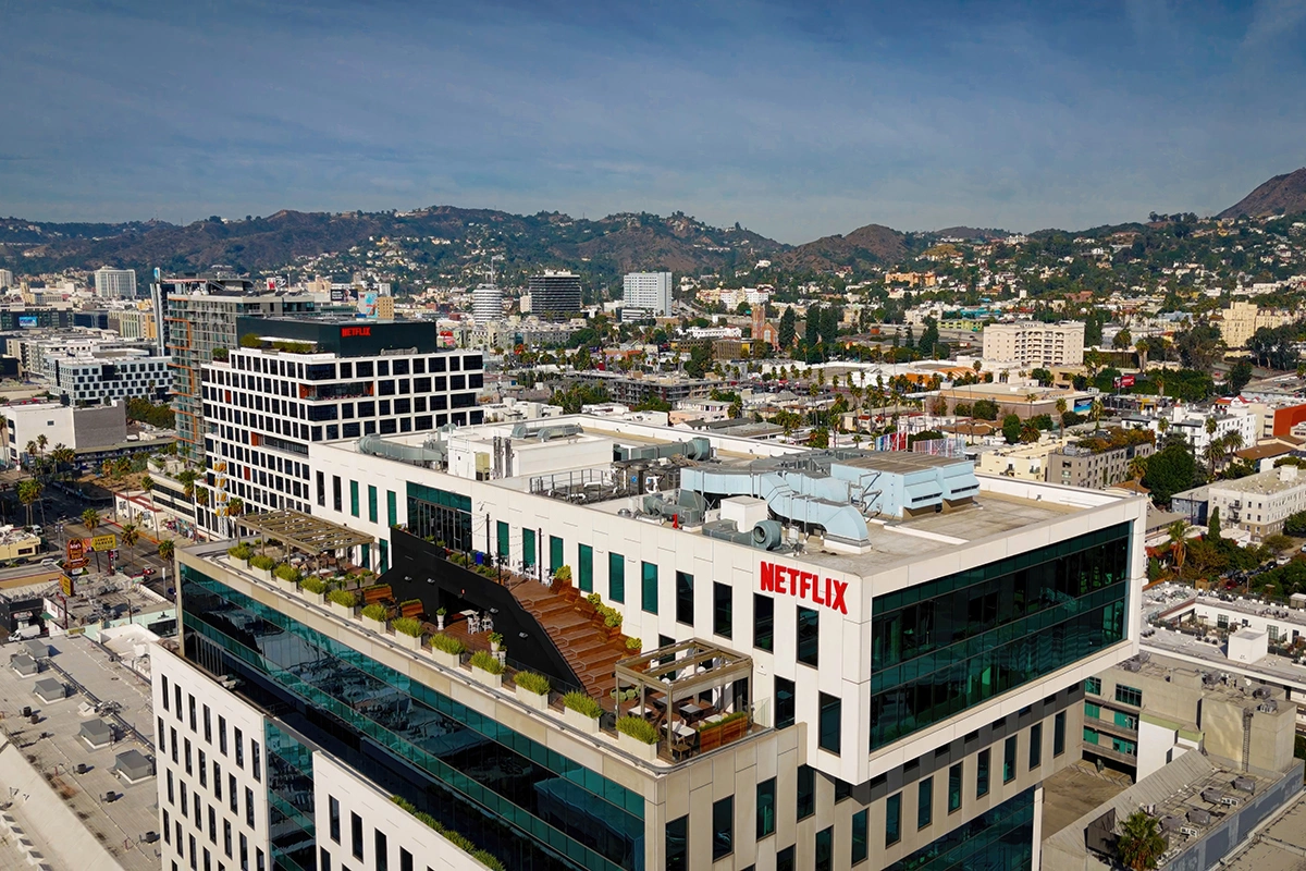 Здание штаб-квартиры Netflix в Лос-Анджелесе
