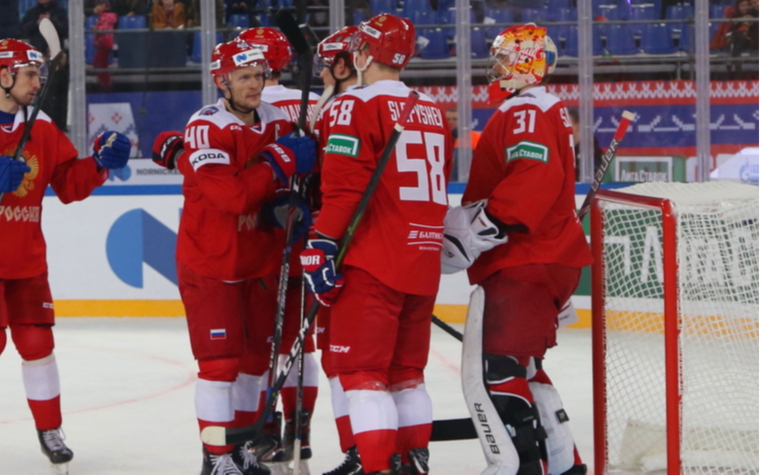 Фото:Хоккеисты сборной России (Фото: Global Look Press)