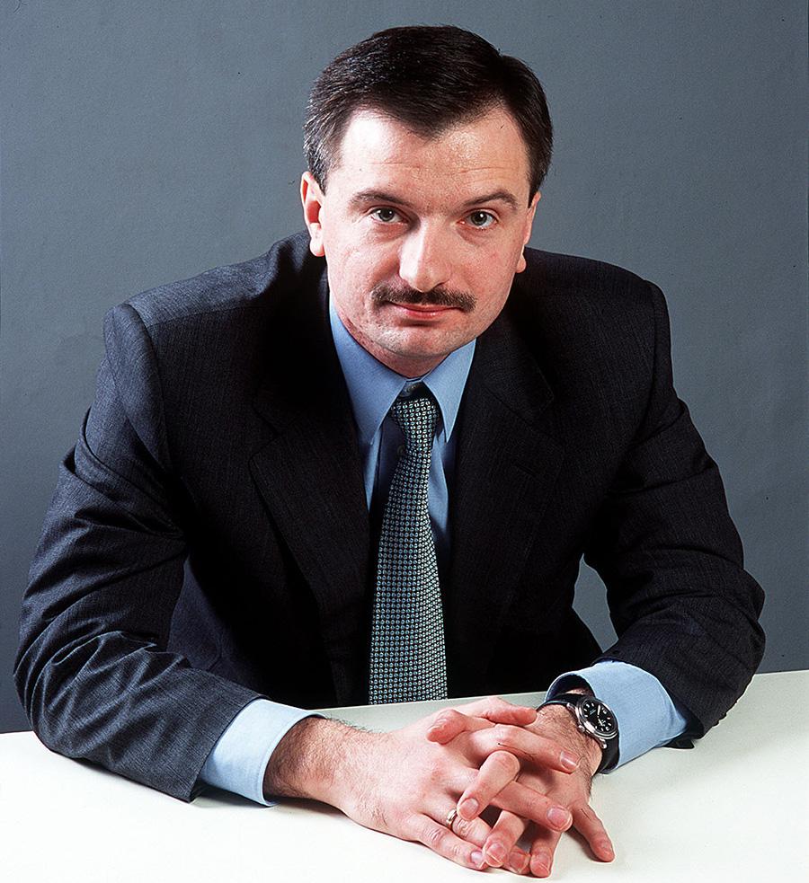 Председатель совета директоров ГМК &laquo;Норильский никель&raquo; Андрей Клишас, июнь 2002&nbsp;года